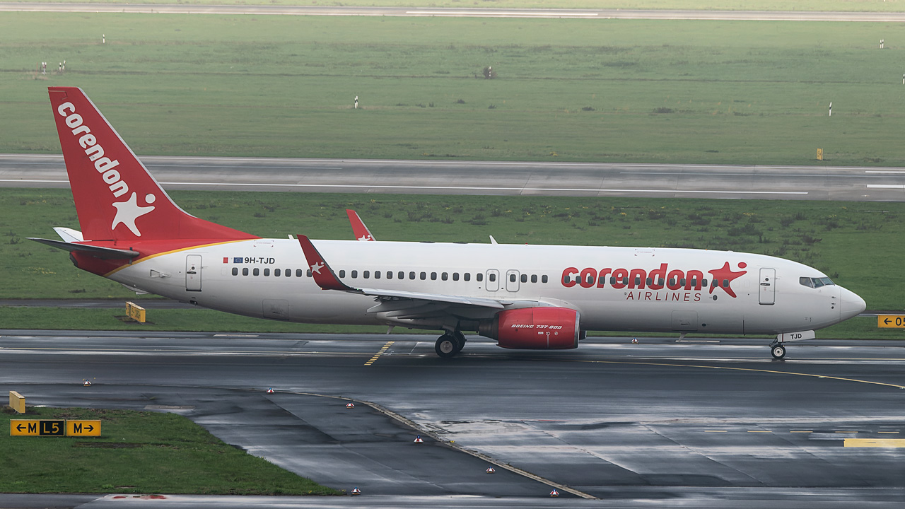 9H-TJD Corendon Airlines Europe Boeing 737-800