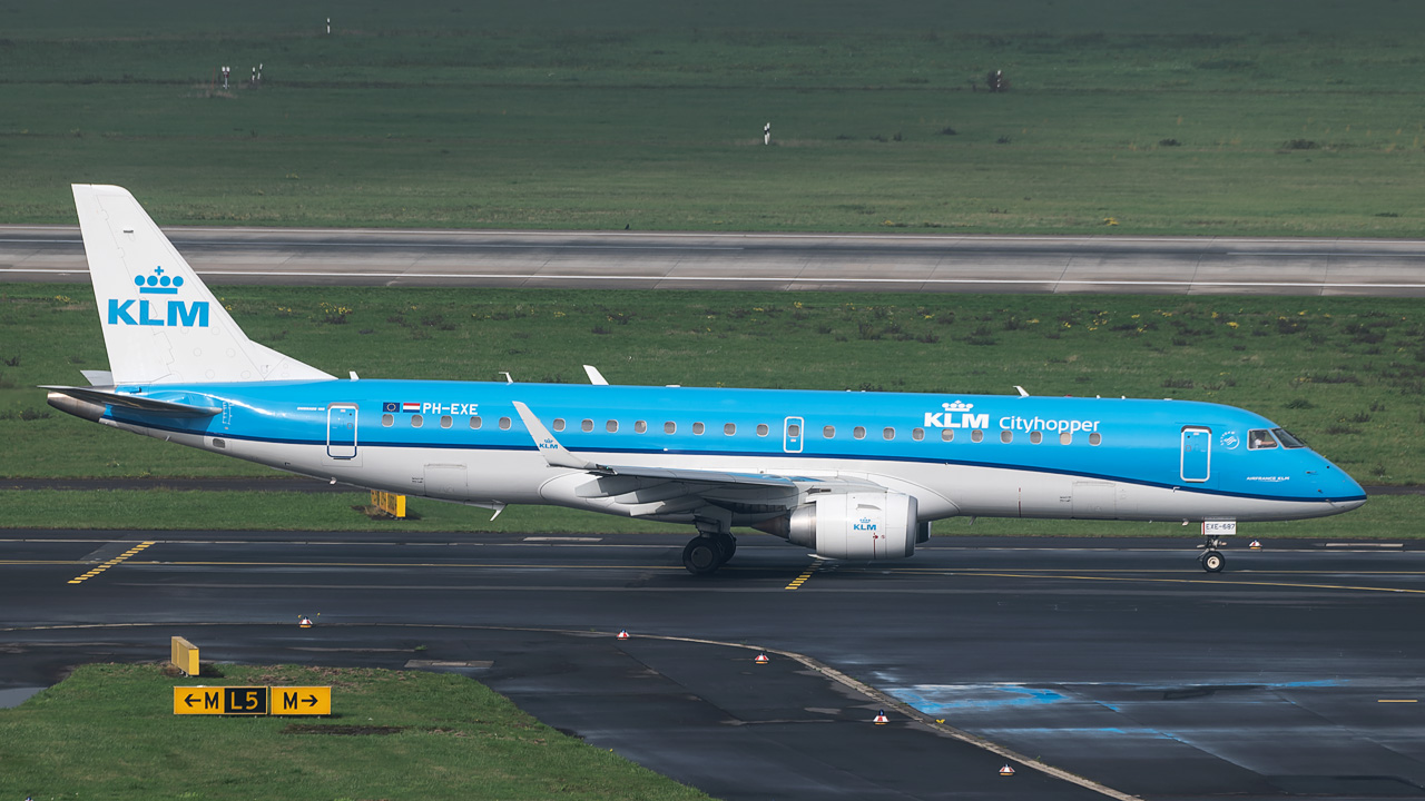 PH-EXE KLM cityhopper Embraer ERJ-190