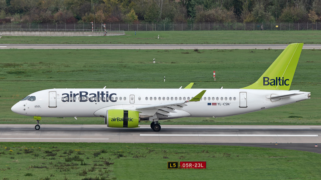 YL-CSN airBaltic Airbus A220-300