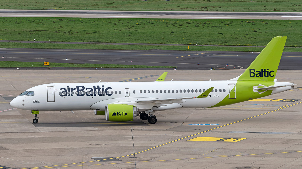 YL-CSC airBaltic Airbus A220-300
