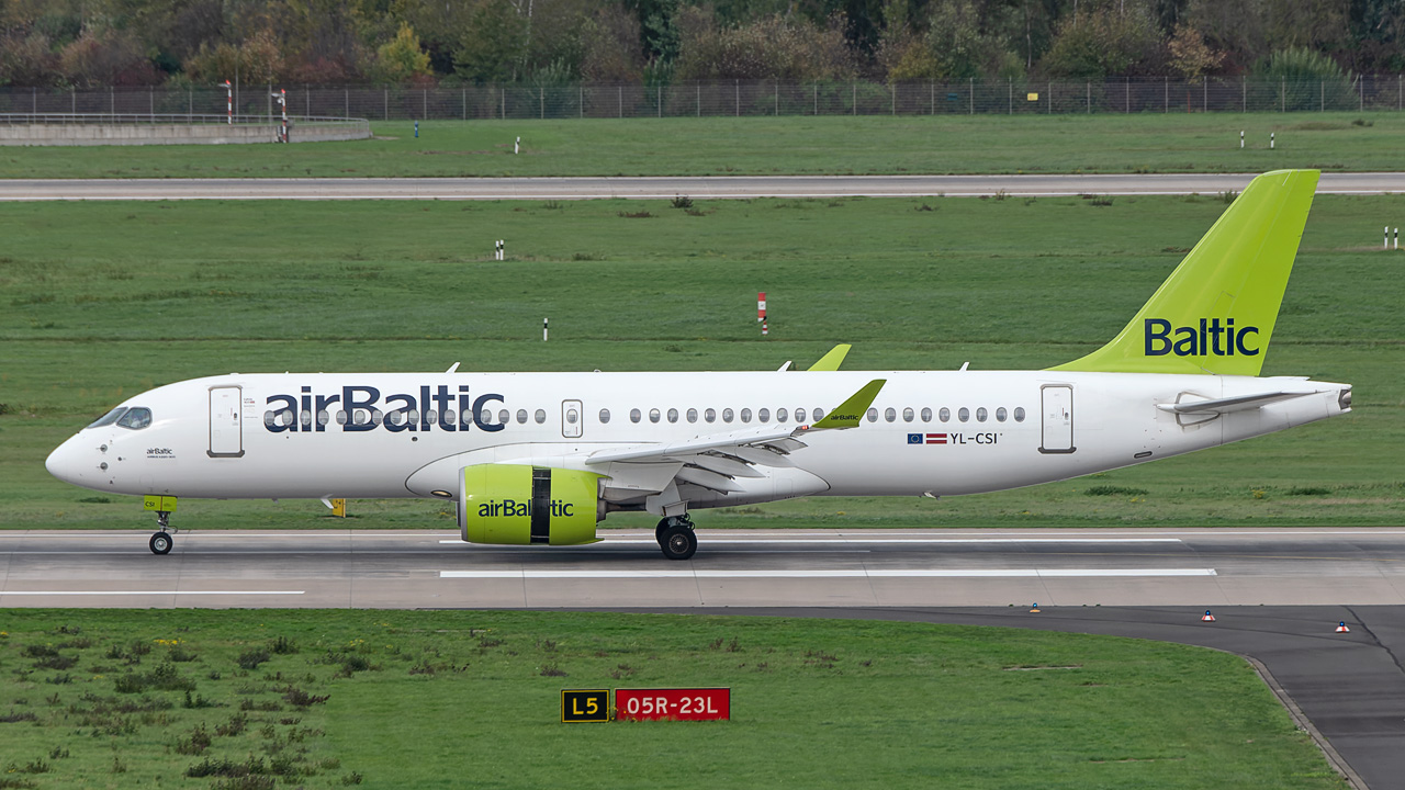 YL-CSI airBaltic Airbus A220-300