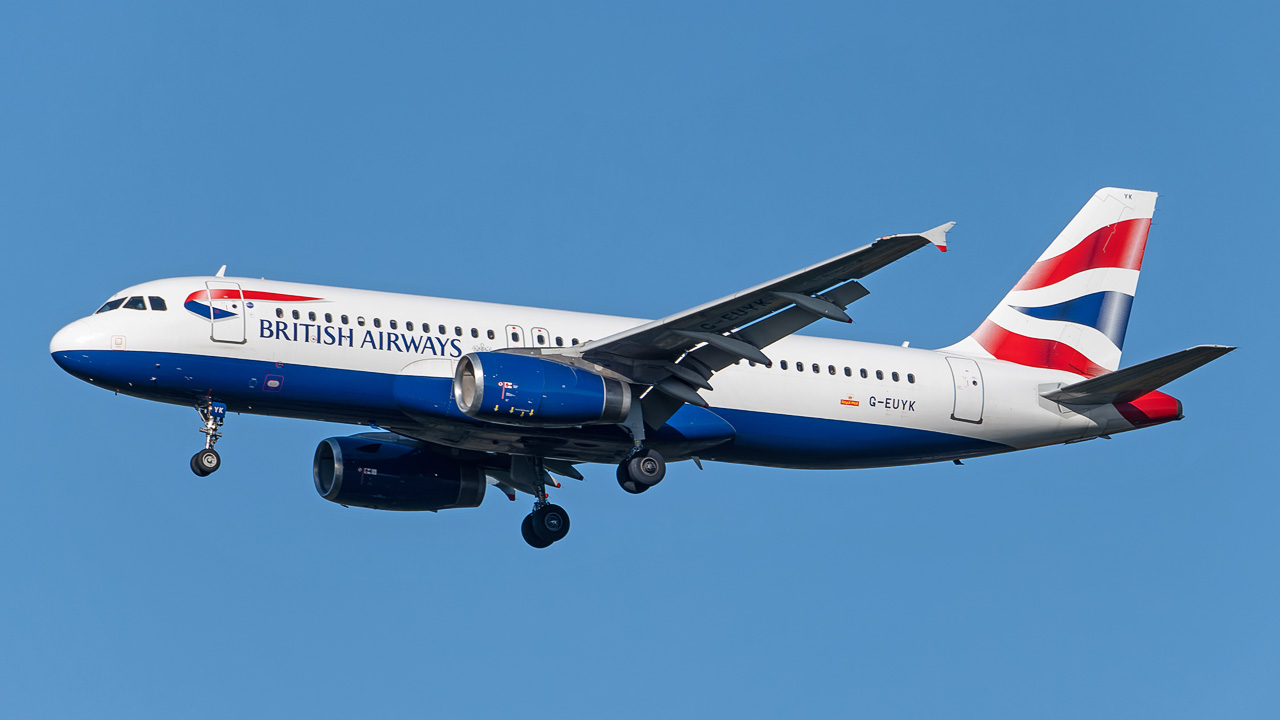 G-EUYK British Airways Airbus A320-200