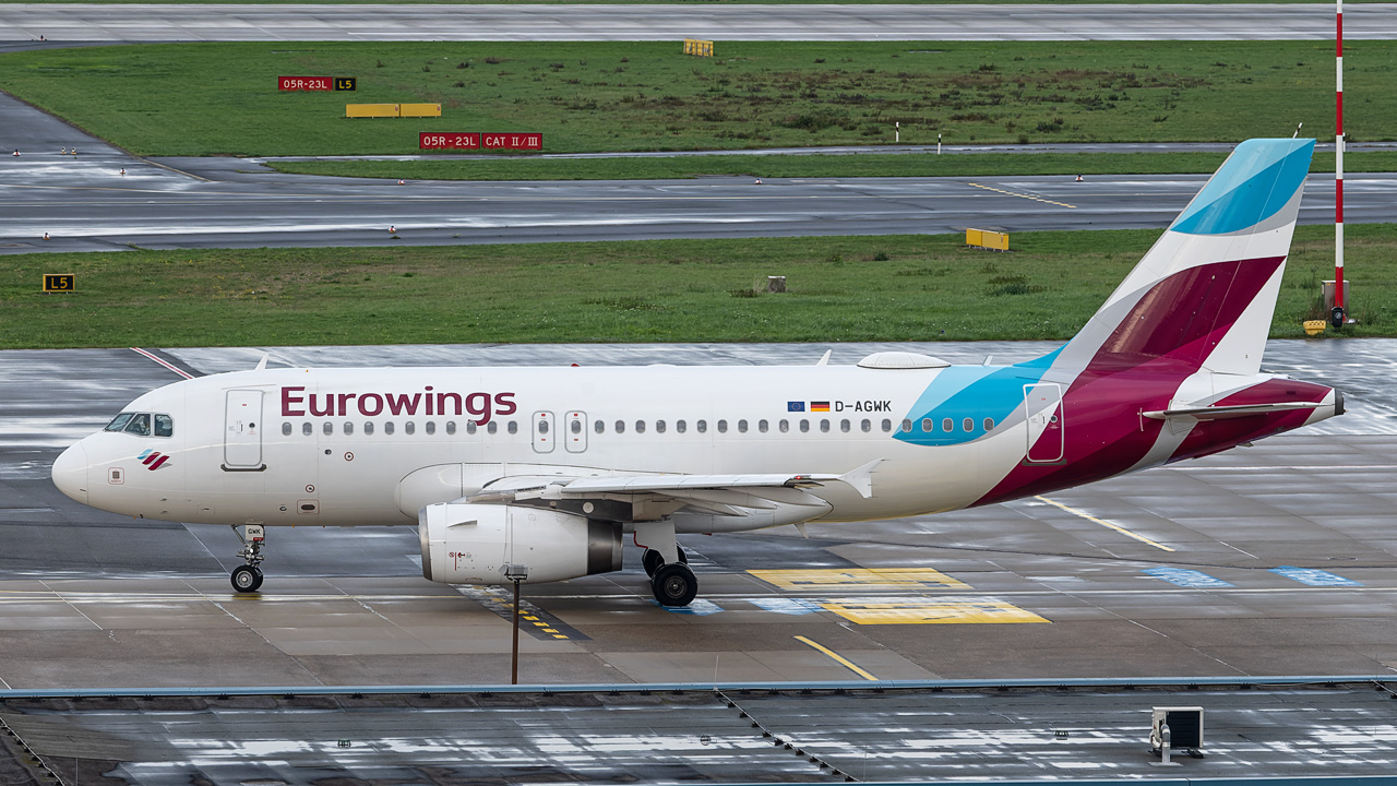 D-AGWK Eurowings Airbus A319-100