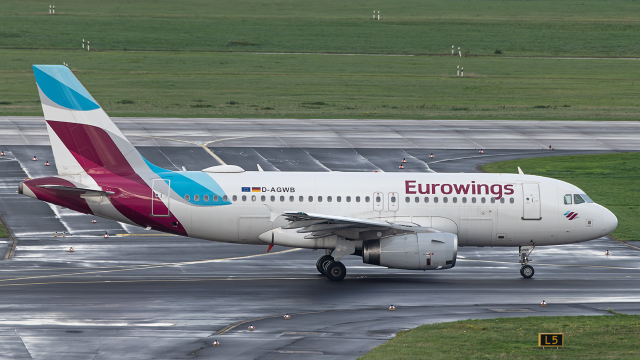 D-AGWB Eurowings Airbus A319-100