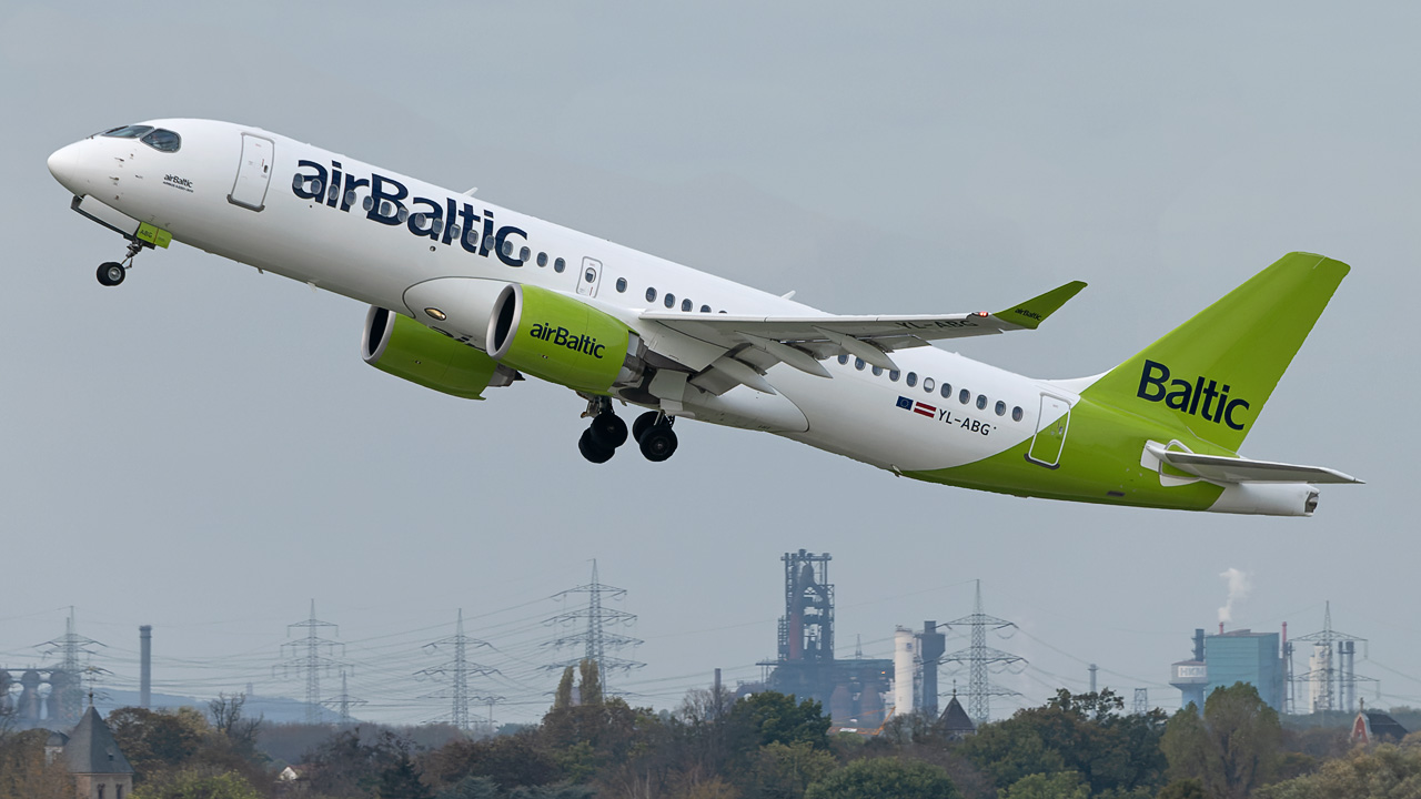 YL-ABG airBaltic Airbus A220-300