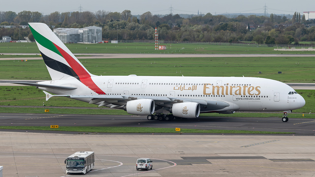 A6-EOG Emirates Airbus A380-800