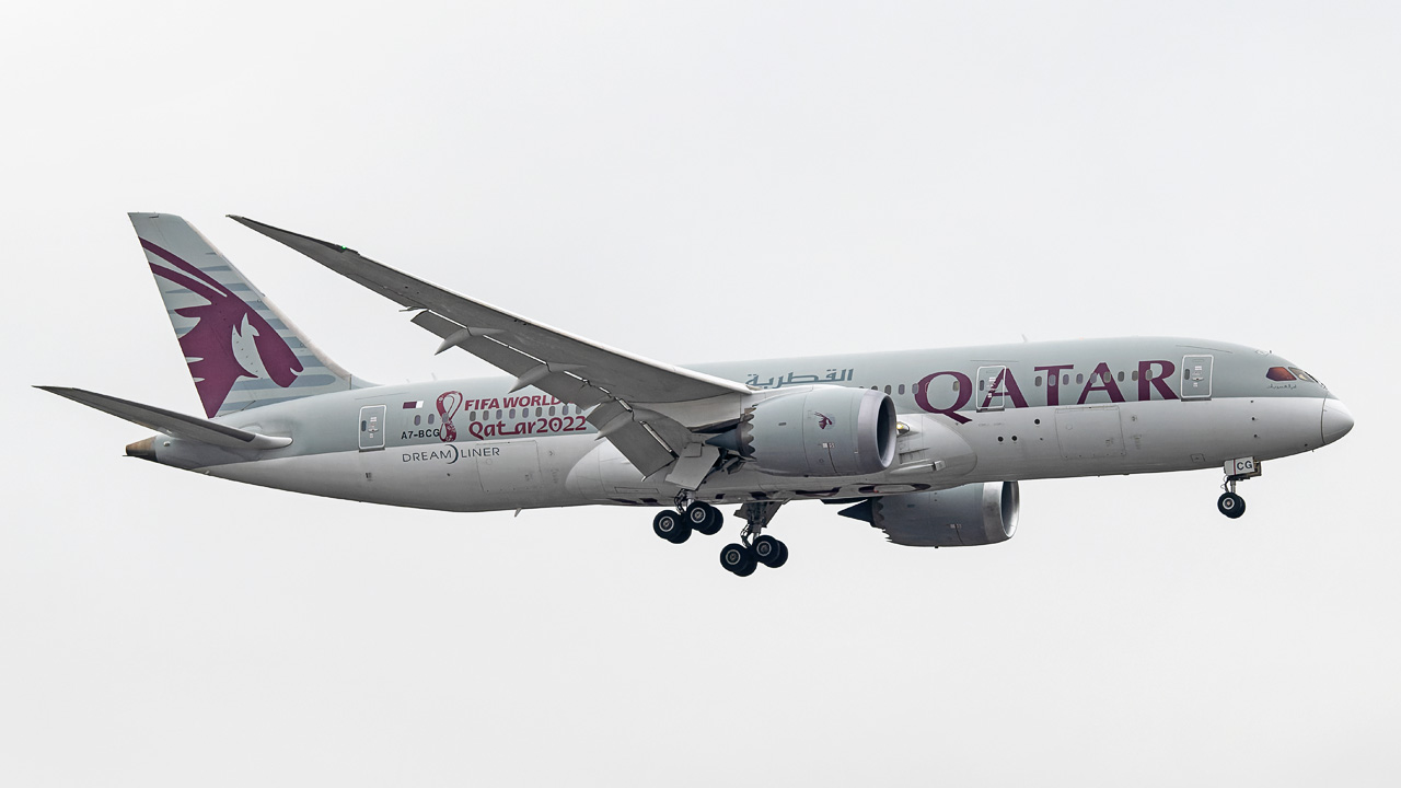 A7-BCG Qatar Airways Boeing 787-8 Dreamliner