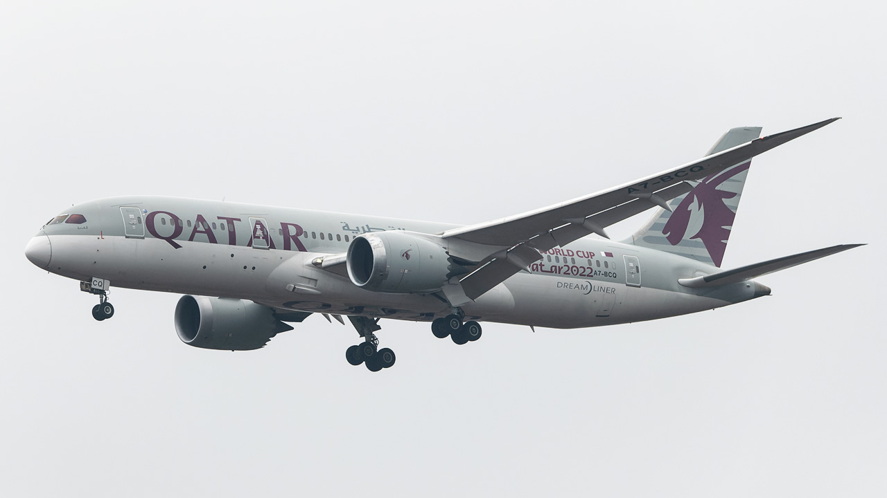 A7-BCQ Qatar Airways Boeing 787-8 Dreamliner
