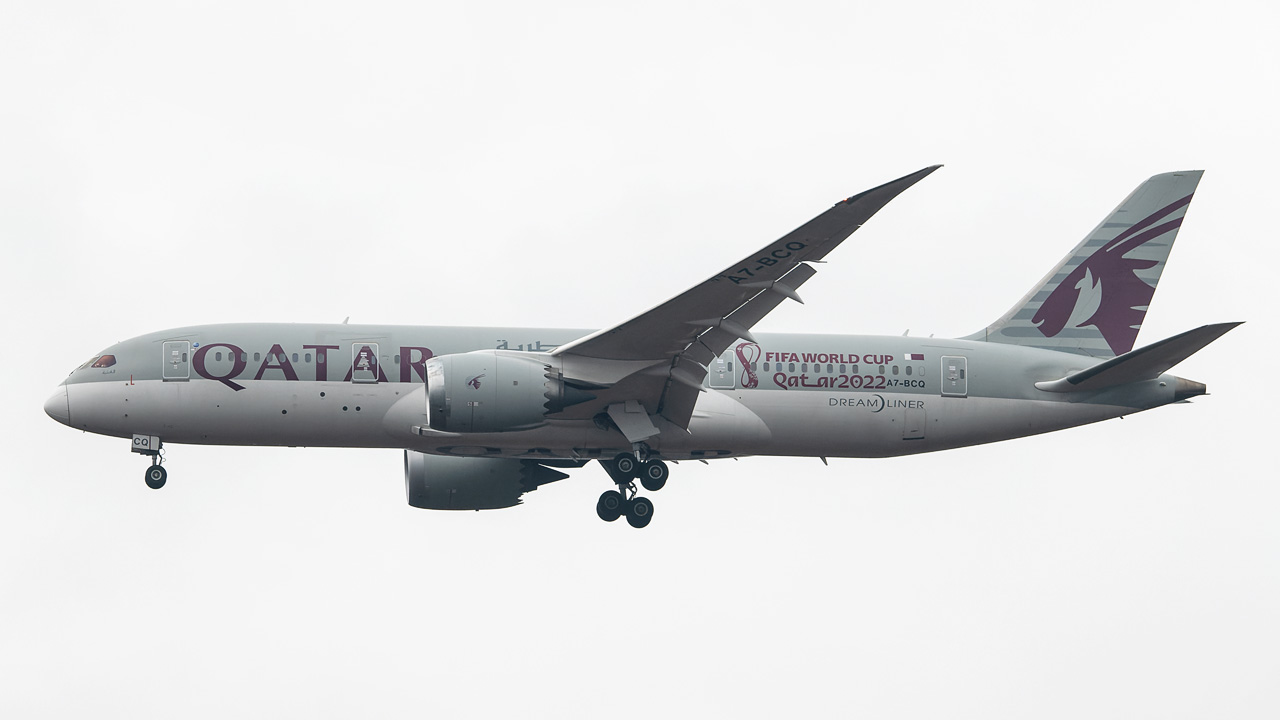A7-BCQ Qatar Airways Boeing 787-8 Dreamliner