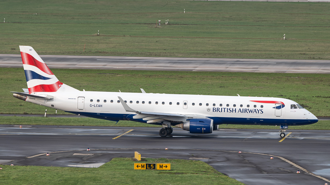 G-LCAH British Airways (CityFlyer) Embraer ERJ-190
