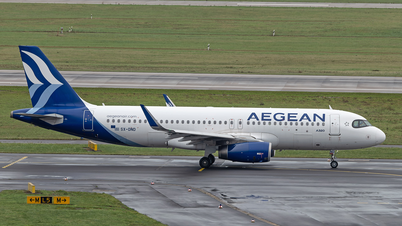 SX-DND Aegean Airlines Airbus A320-200/S