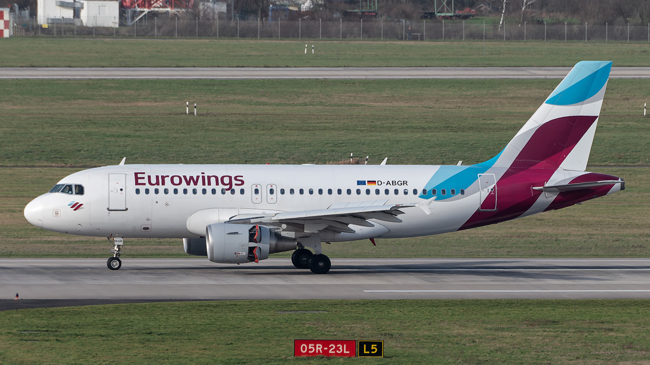 D-ABGR Eurowings Airbus A319-100