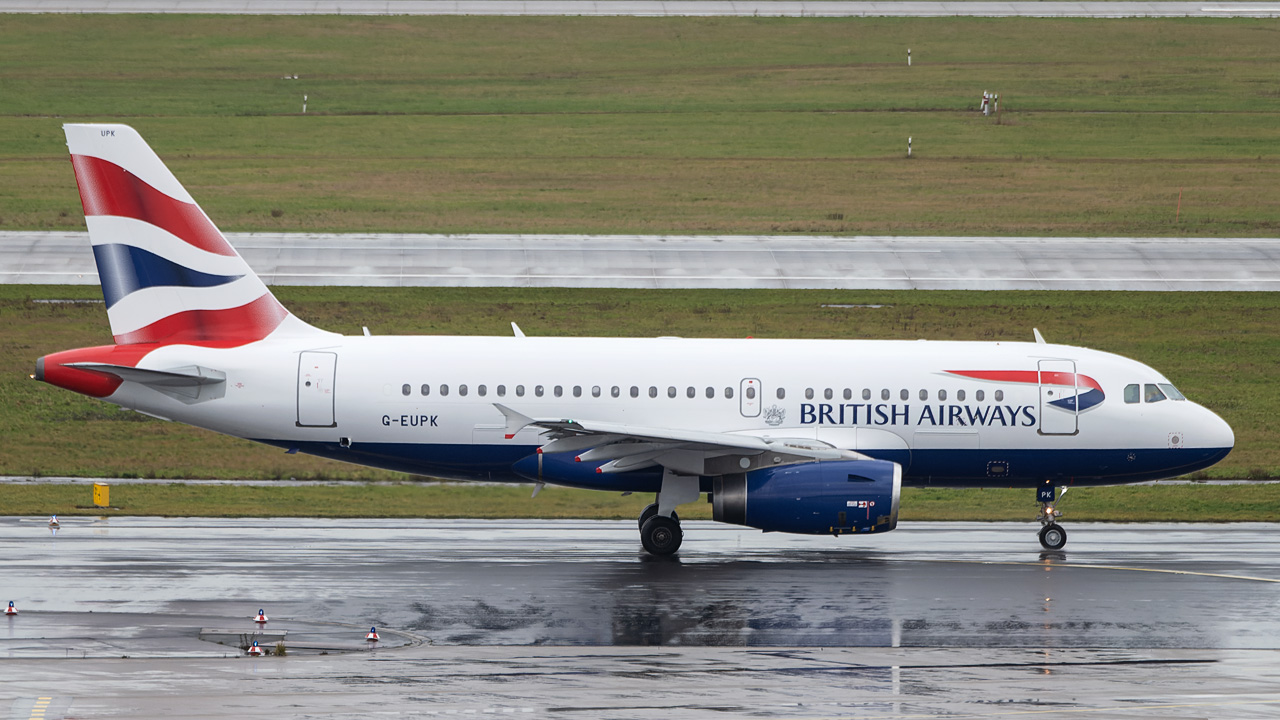 G-EUPK British Airways Airbus A319-100