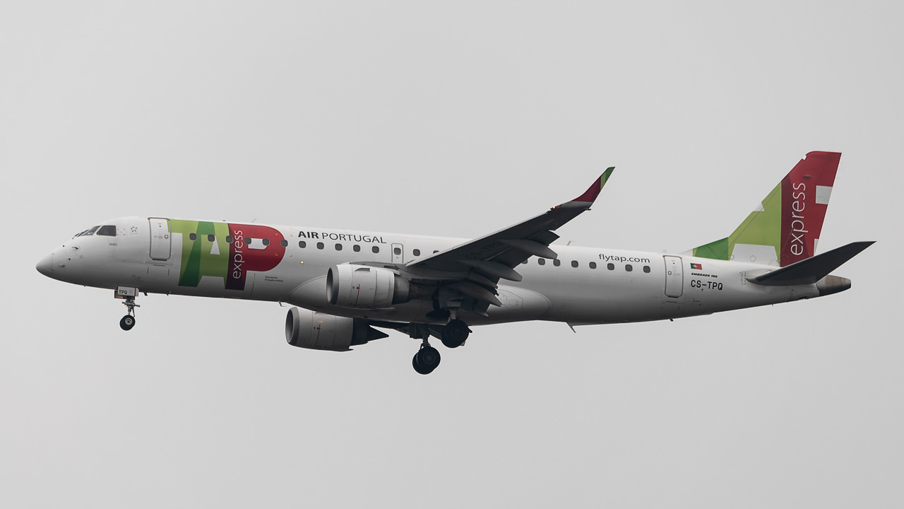 TS-TPQ TAP Express Portugal Embraer ERJ-190