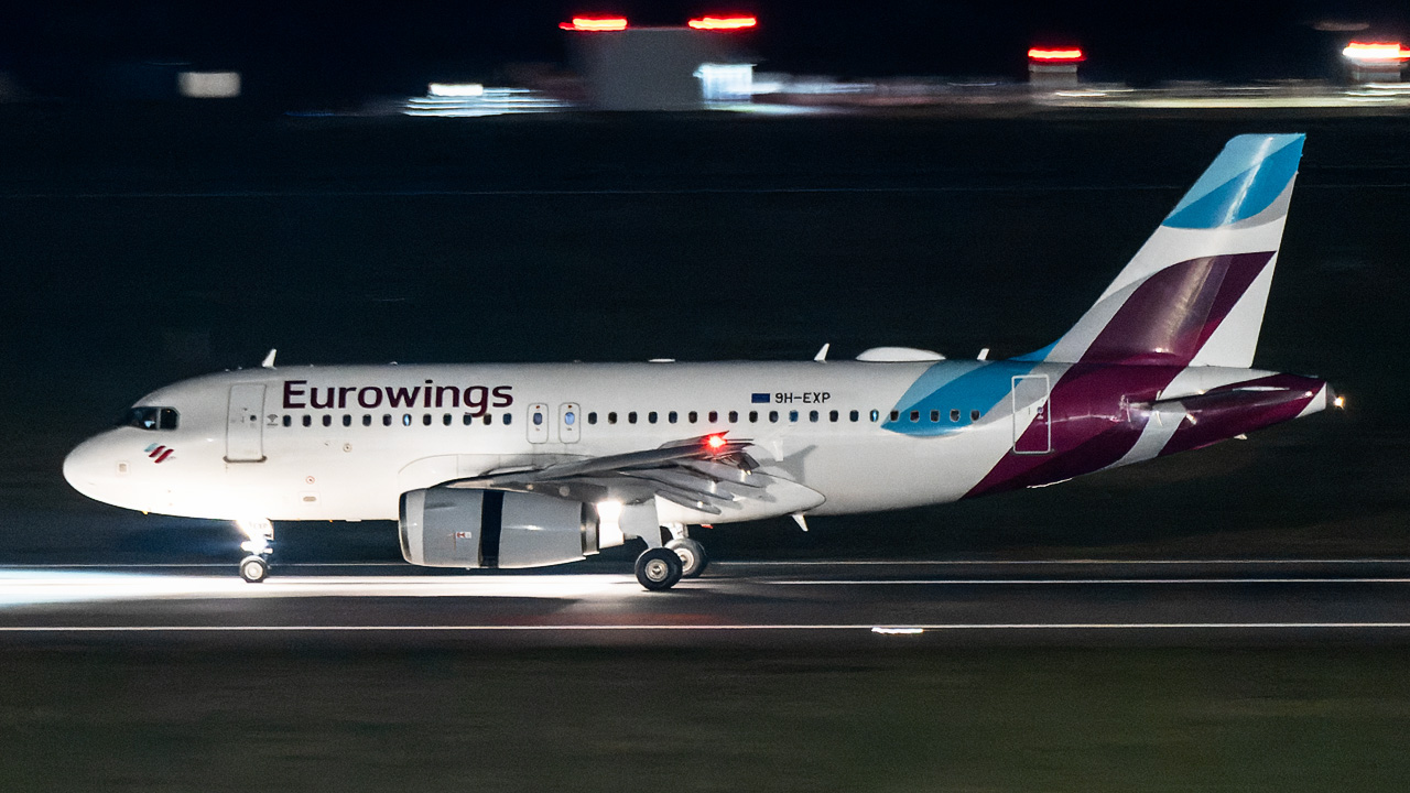 9H-EXP Eurowings Europe Malta Airbus A319-100