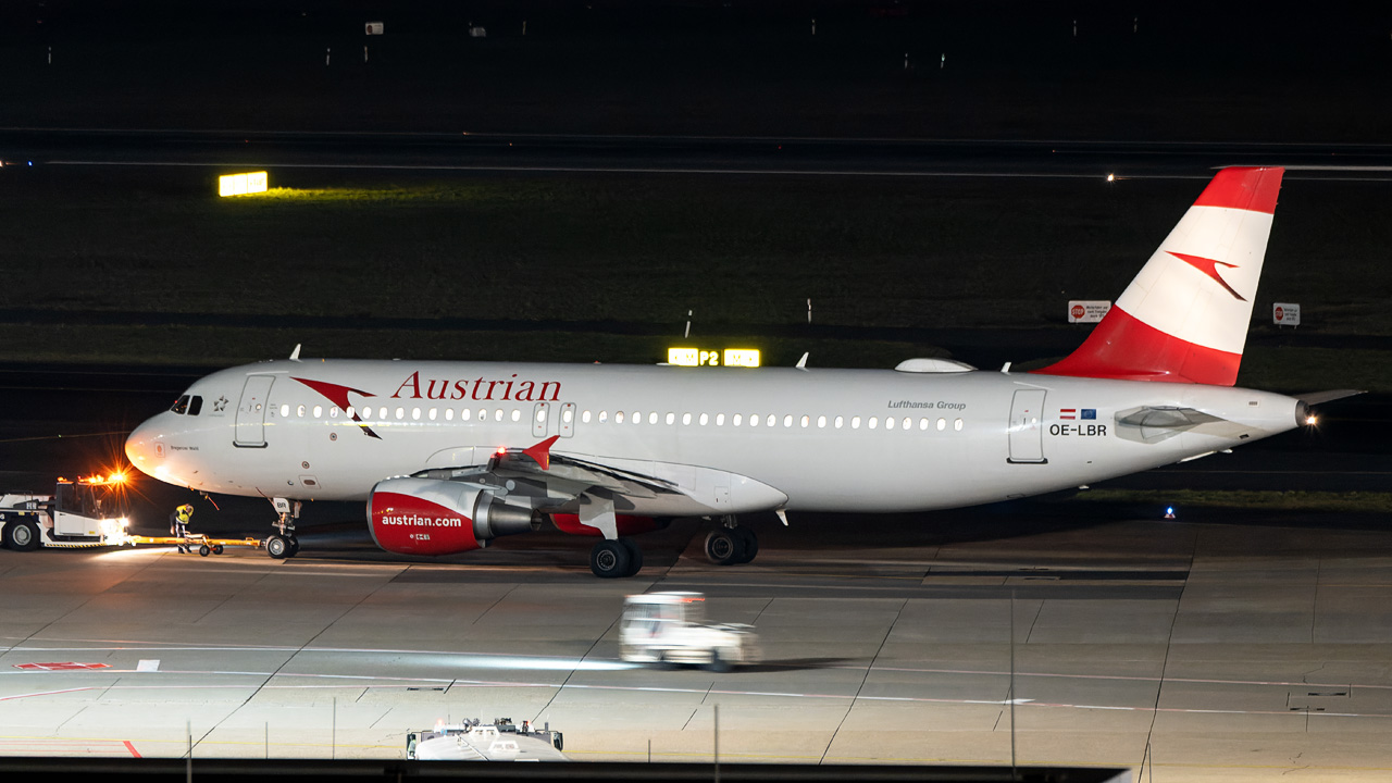 OE-LBR Austrian Airlines Airbus A320-200