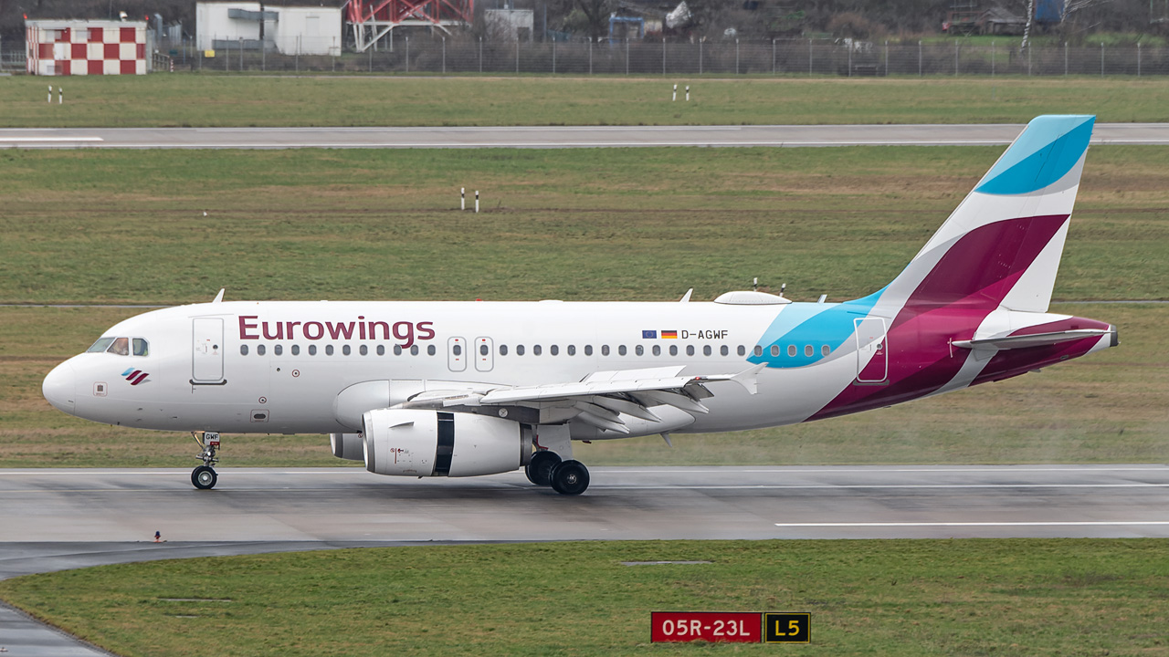 D-AGWF Eurowings Airbus A319-100