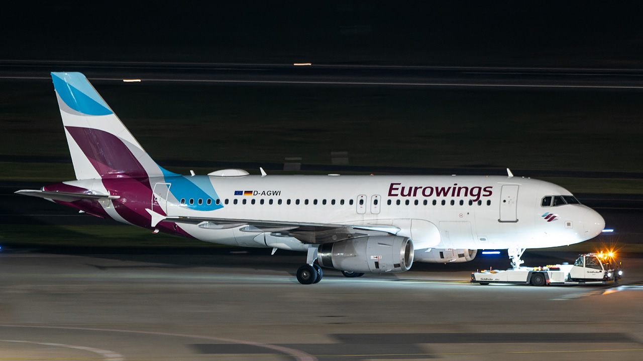 D-AGWI Eurowings Airbus A319-100