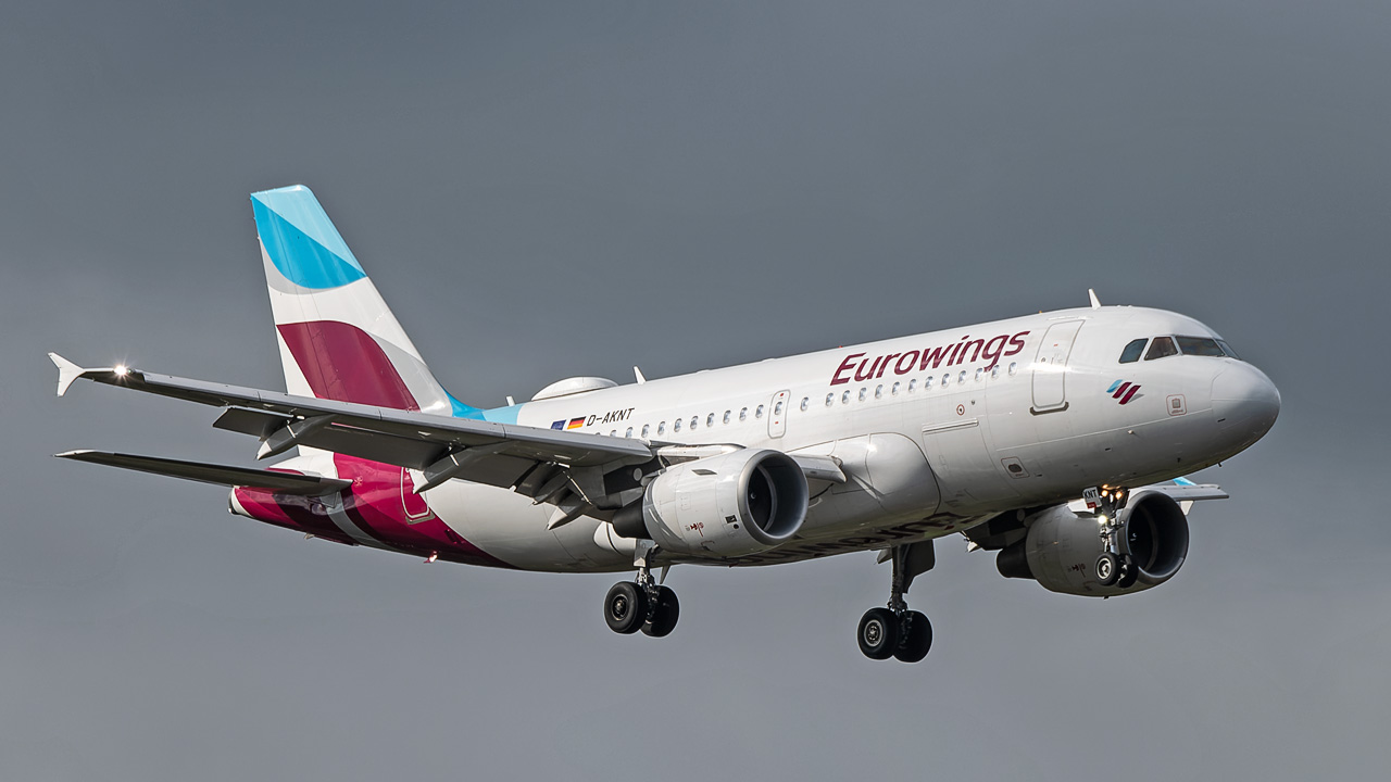 D-AKNT Eurowings Airbus A319-100