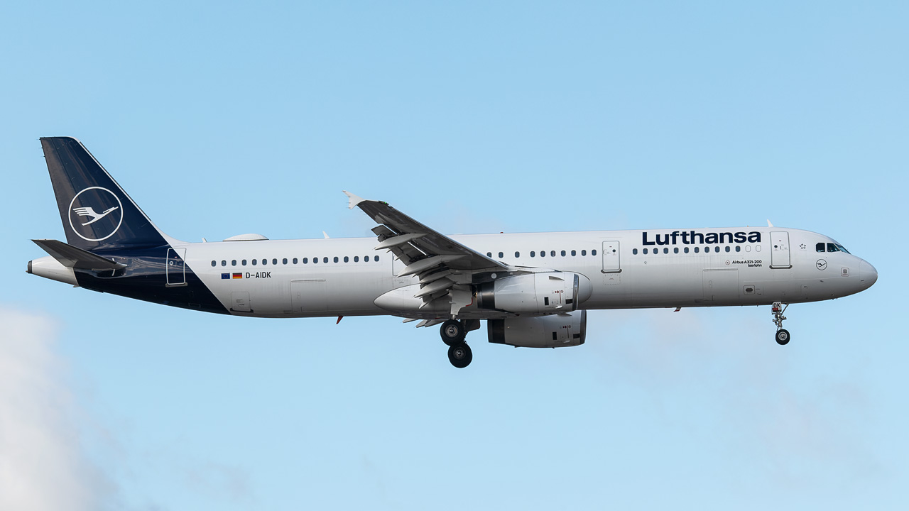 D-AIDK Lufthansa Airbus A321-200