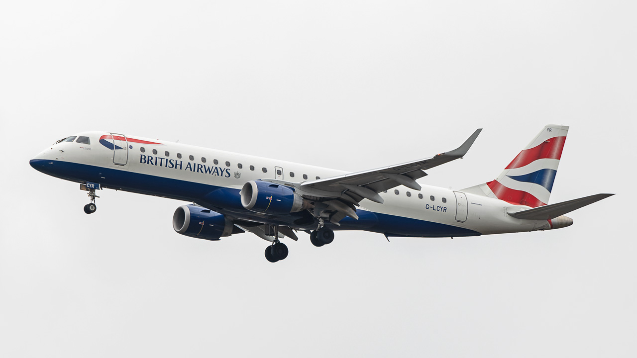 G-LCYR British Airways (CityFlyer) Embraer ERJ-190