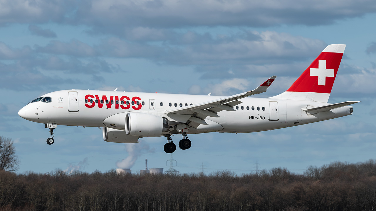 HB-JBB Swiss Airbus A220-100