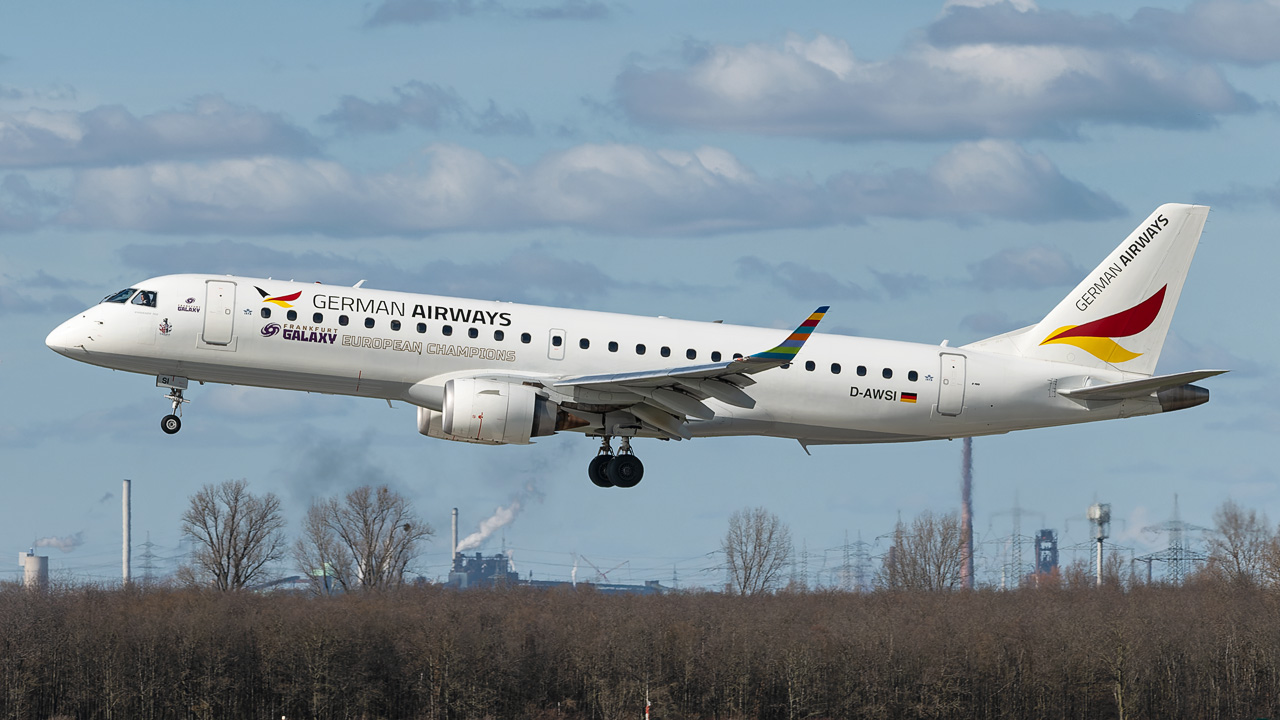 D-AWSI German Airways Embraer ERJ-190