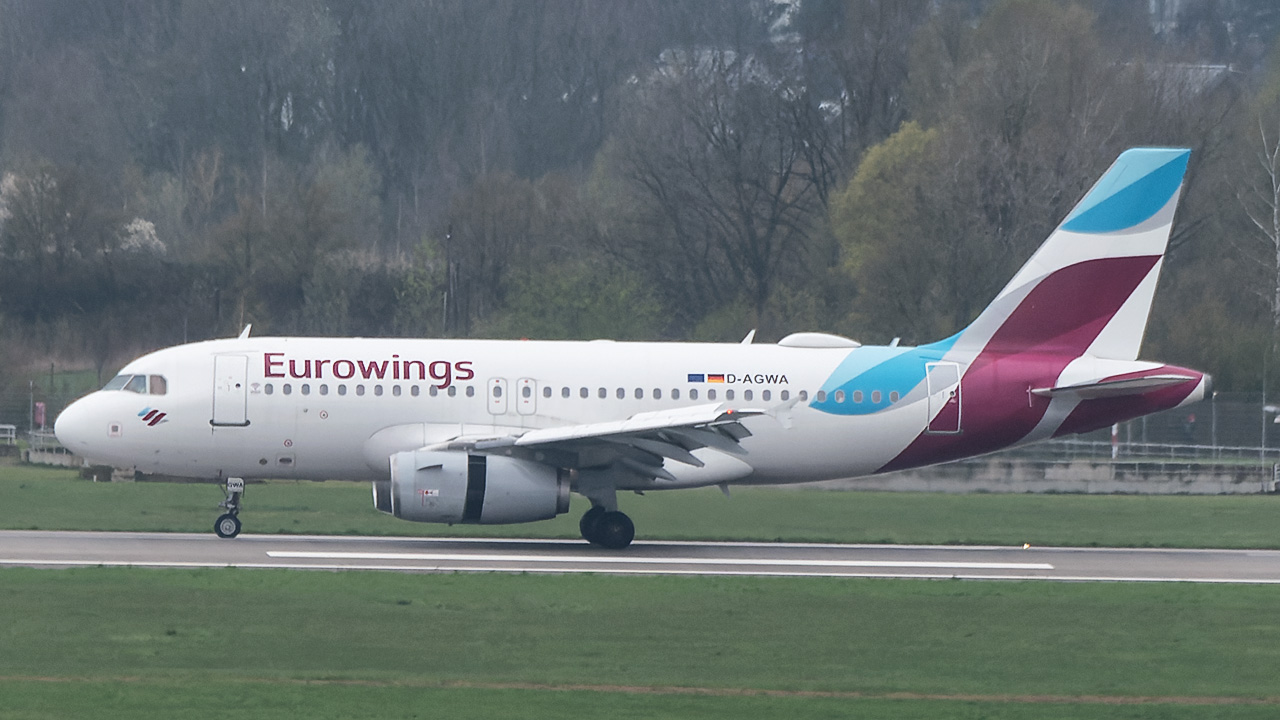 D-AGWA Eurowings Airbus A319-100