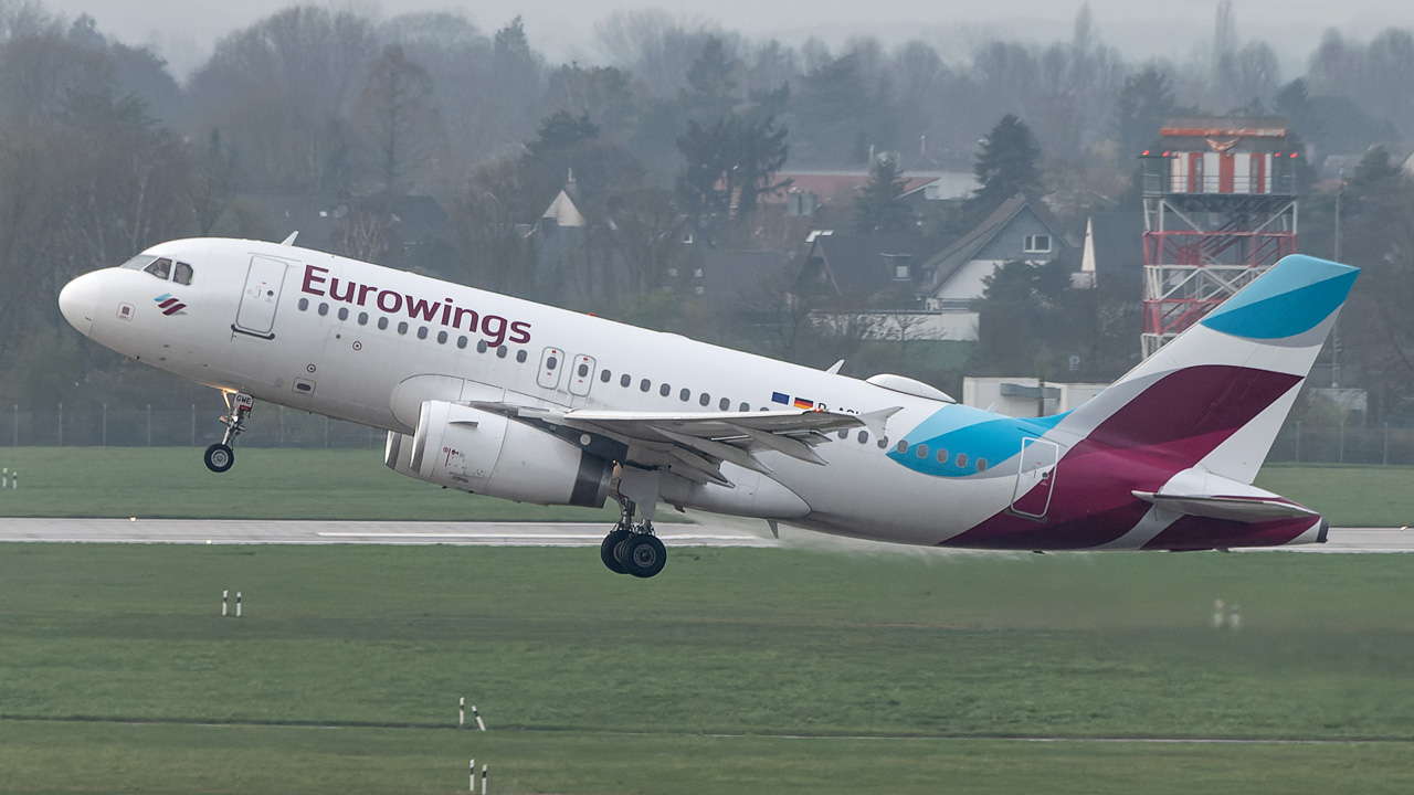 D-AGWE Eurowings Airbus A319-100