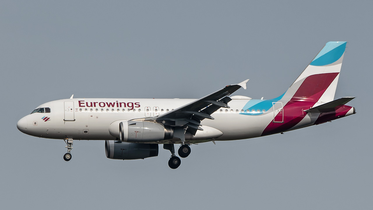 9H-EXS Eurowings Europe Malta Airbus A319-100
