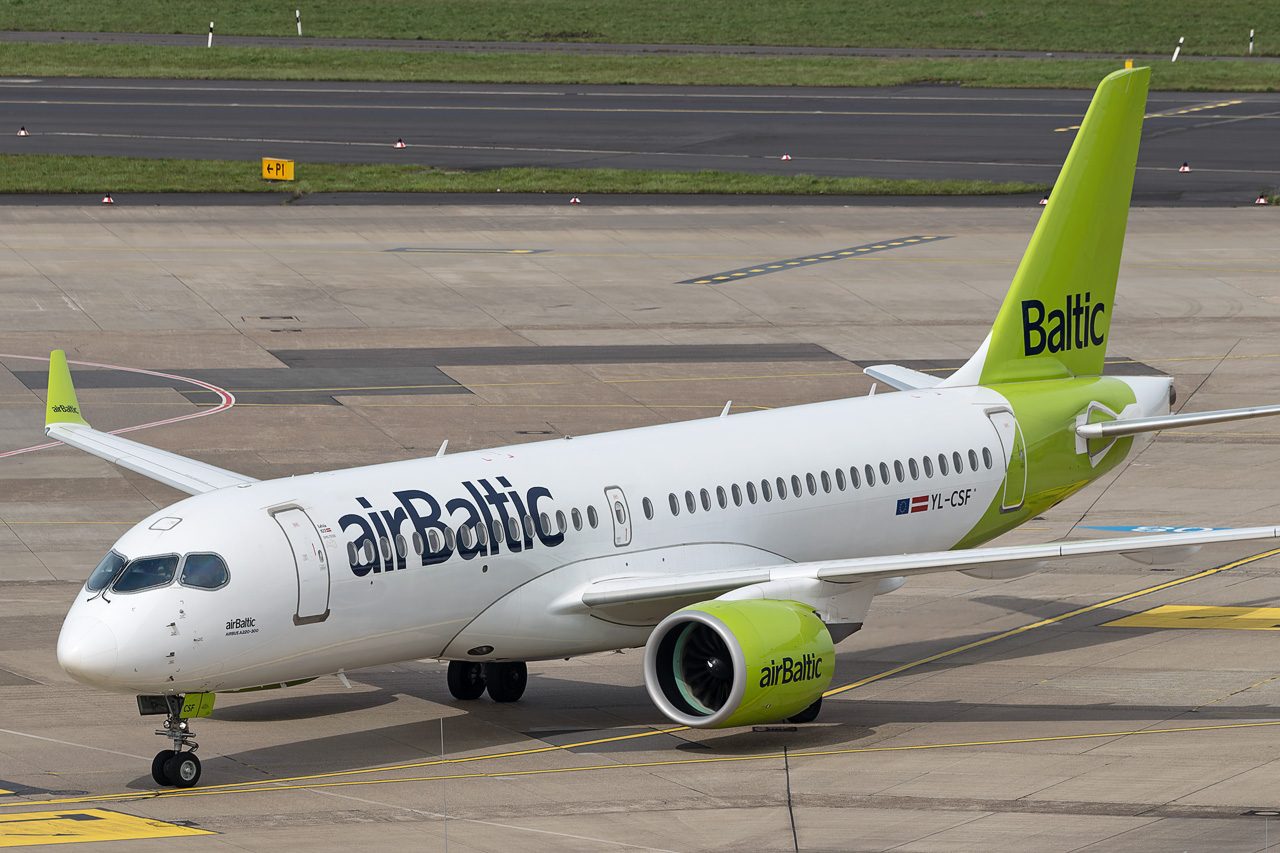 YL-CSF airBaltic Airbus A220-300
