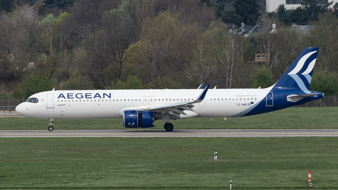 SX-NAK Aegean Airlines Airbus A321-200neo