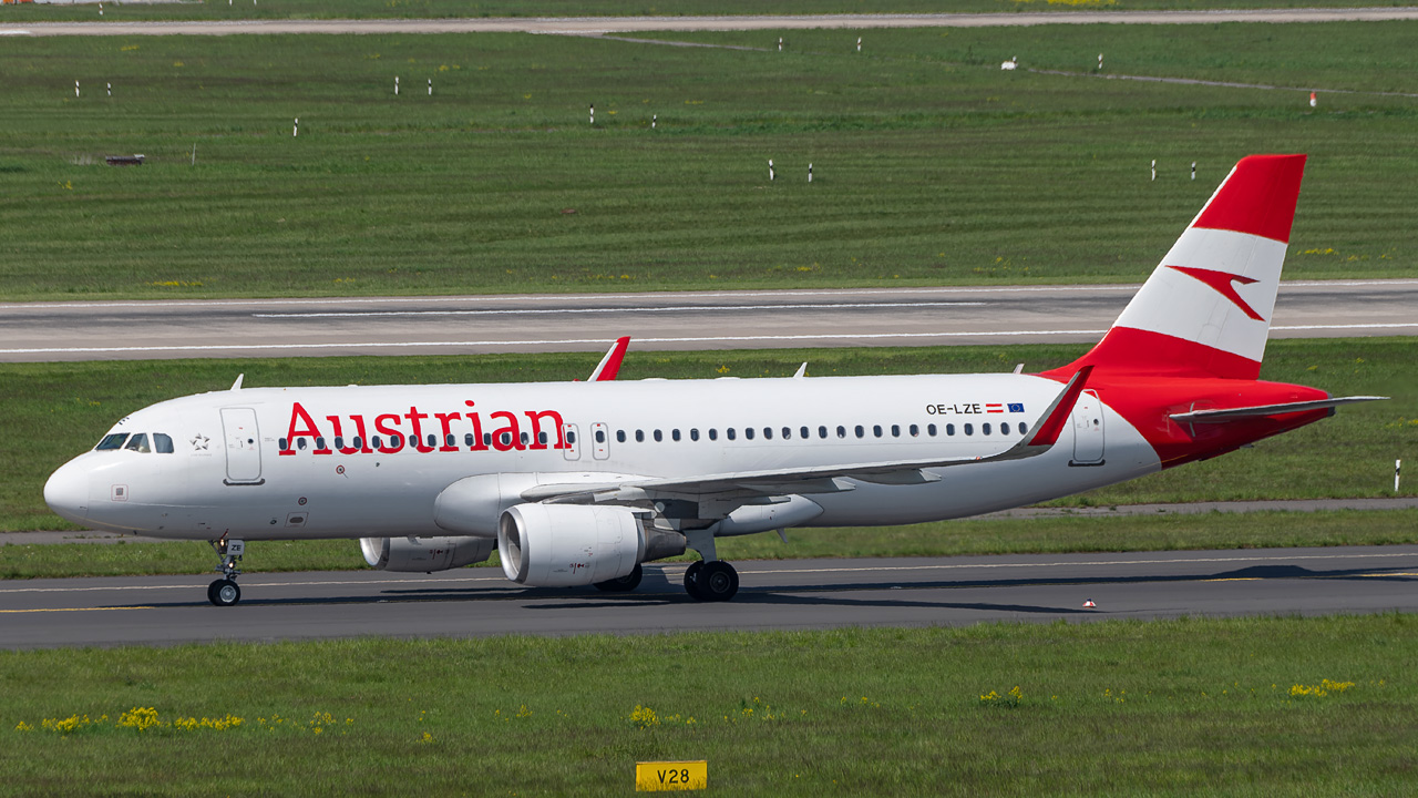 OE-LZE Austrian Airlines Airbus A320-200/S