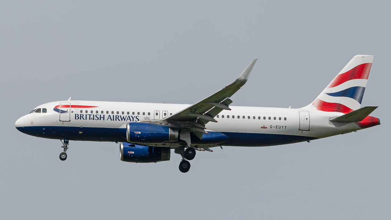 G-EUYY British Airways Airbus A320-200/S