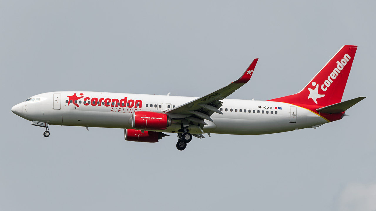 9H-CXB Corendon Airlines Europe Boeing 737-800
