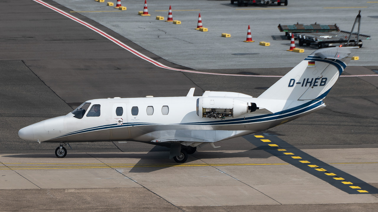 D-IHEB Silver Cloud Air Cessna 525 Citation CJ1