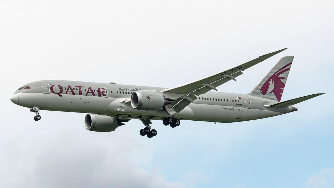 A6-BHB Qatar Airways Boeing 787-9 Dreamliner