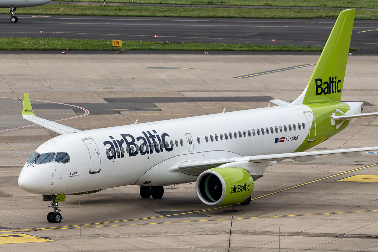 YL-ABK airBaltic Airbus A220-300