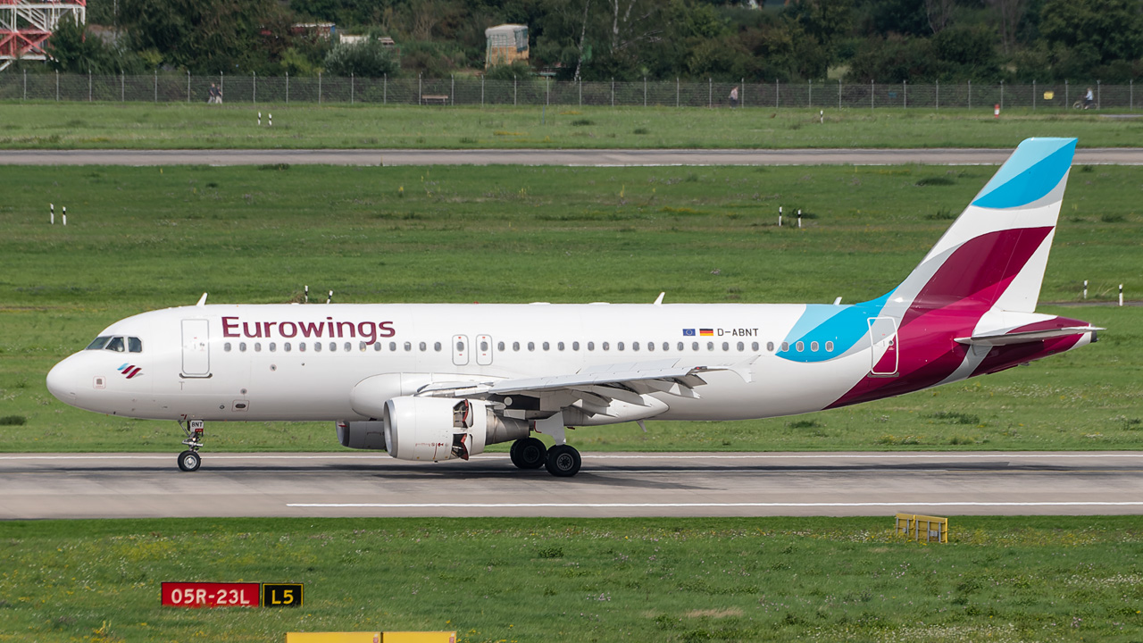 D-ABNT Eurowings Airbus A320-200