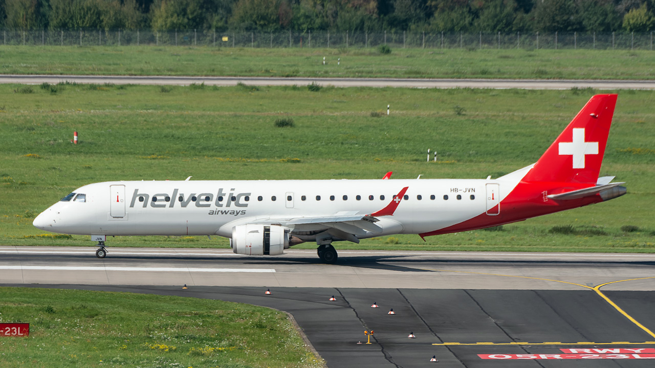 HB-JVN Helvetic Airways Embraer ERJ-190