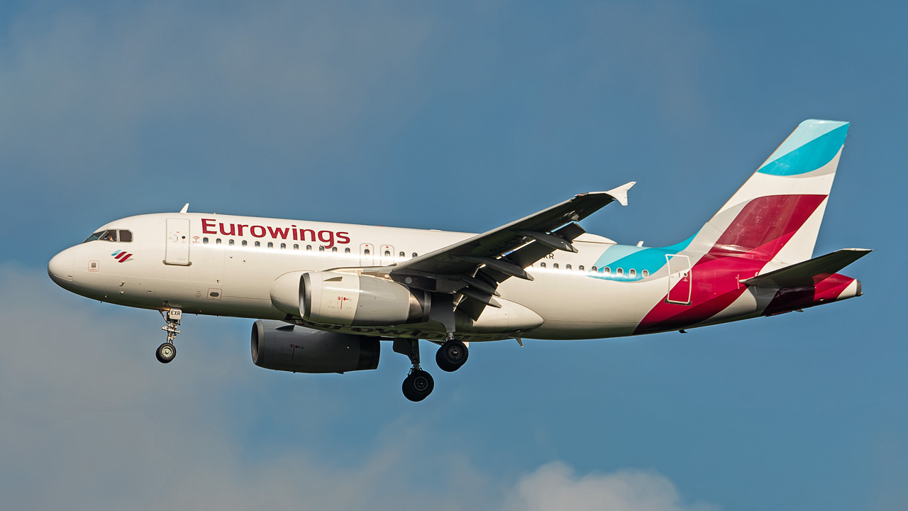 9H-EXR Eurowings Europe Malta Airbus A319-100