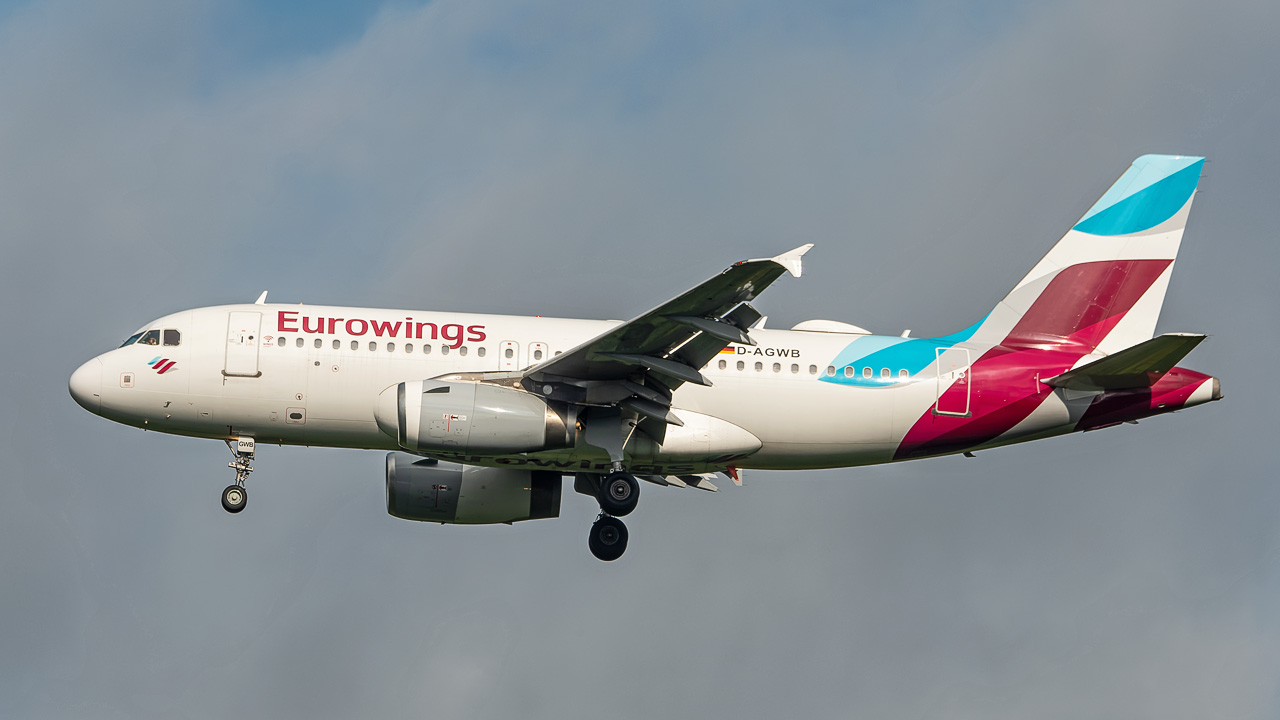 D-AGWB Eurowings Airbus A319-100