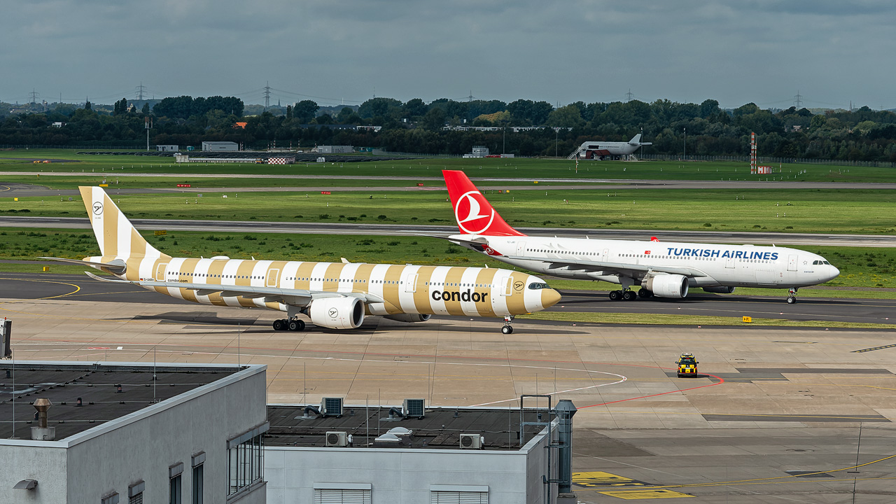 D-ANRH Condor Airbus A330-900neo & TC-JIO Turkish Airlines Airbus A330-200