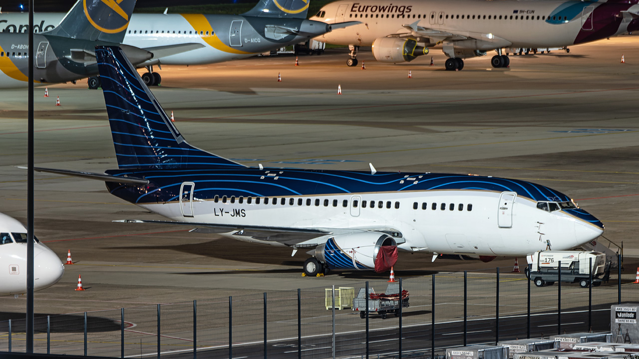 LY-JMS KlasJet Boeing 737-500