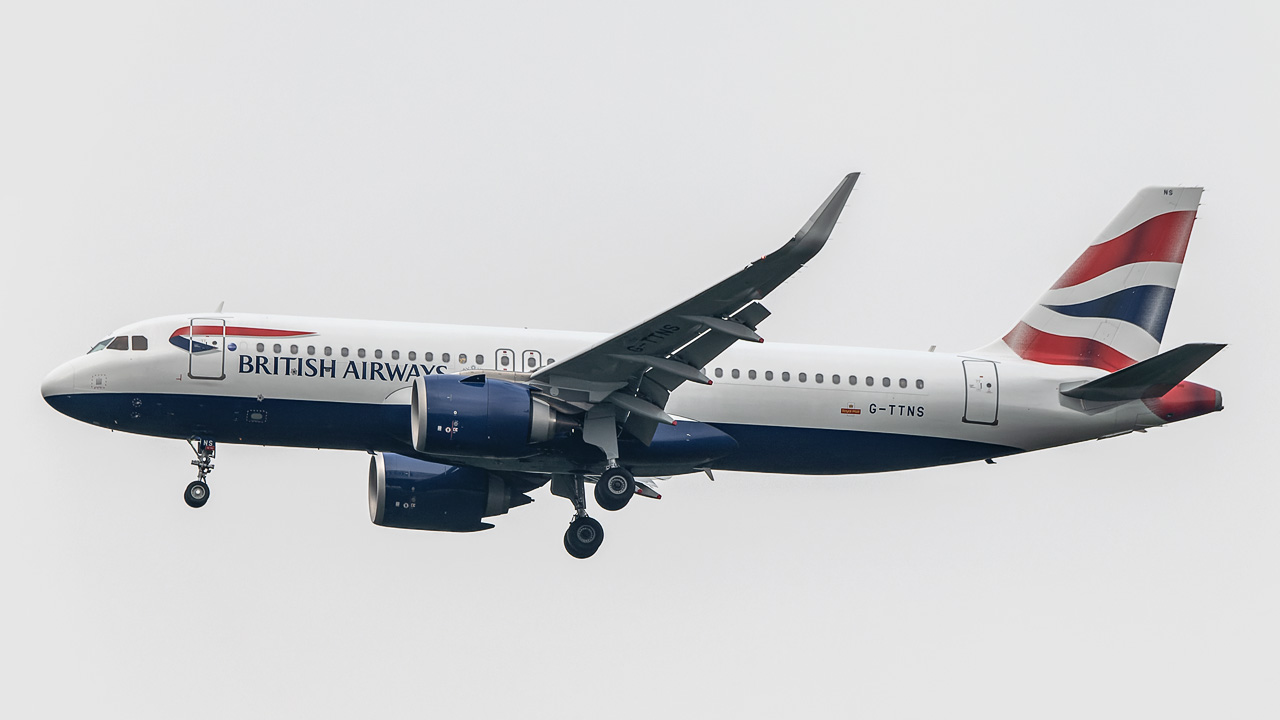 G-TTNS British Airways Airbus A320-200neo