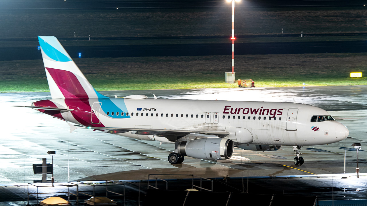 9H-EXW Eurowings Europe Malta Airbus A319-100