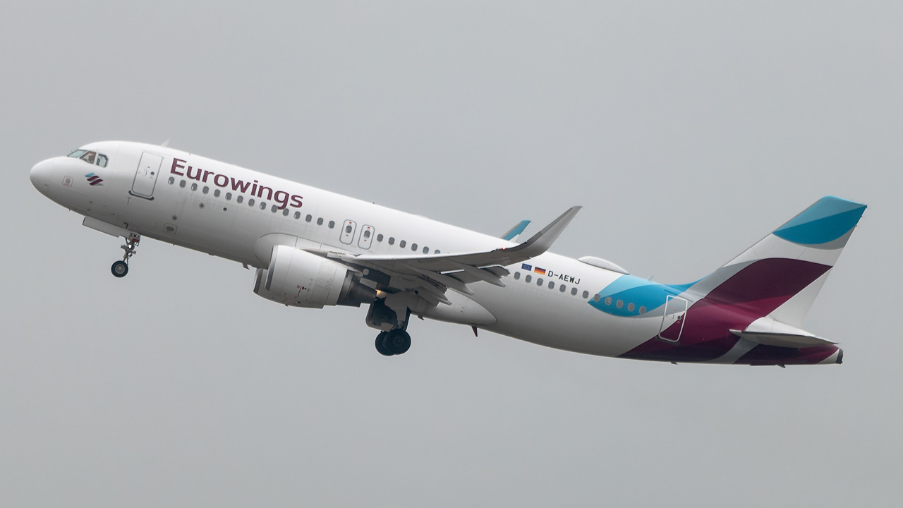 D-AEWJ Eurowings Airbus A320-200/S