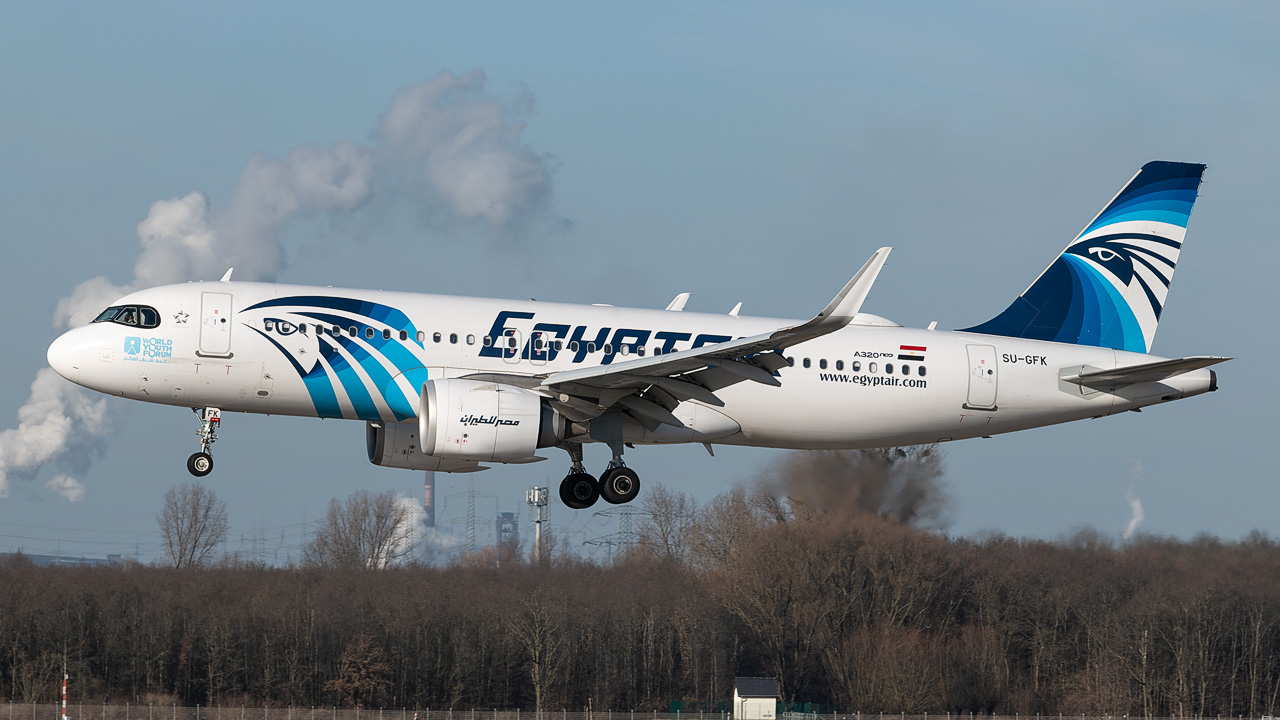 SU-GFK Egypt Air Airbus A320-200neo
