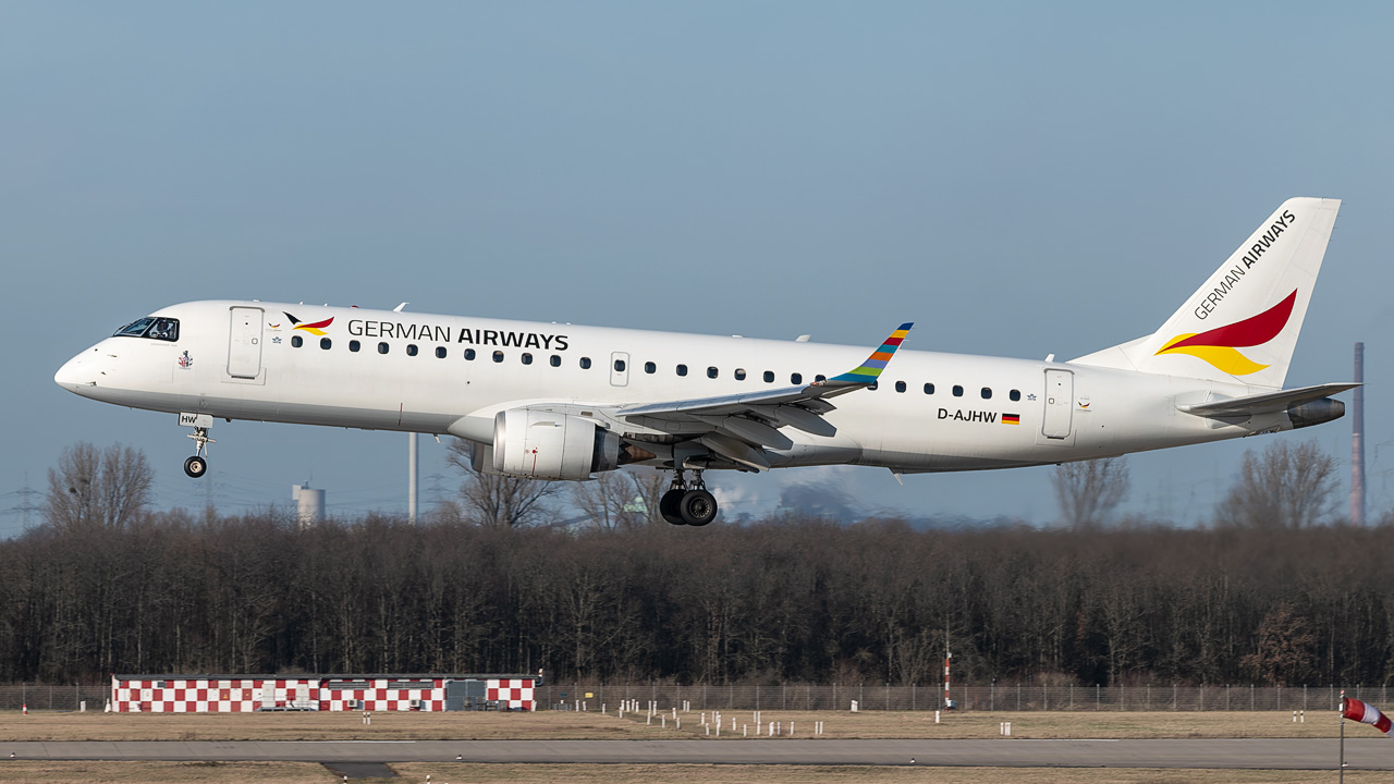 D-AJHW German Airways Embraer ERJ-190