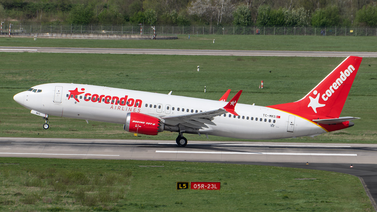 TC-MKS Corendon Airlines Boeing 737 MAX 8